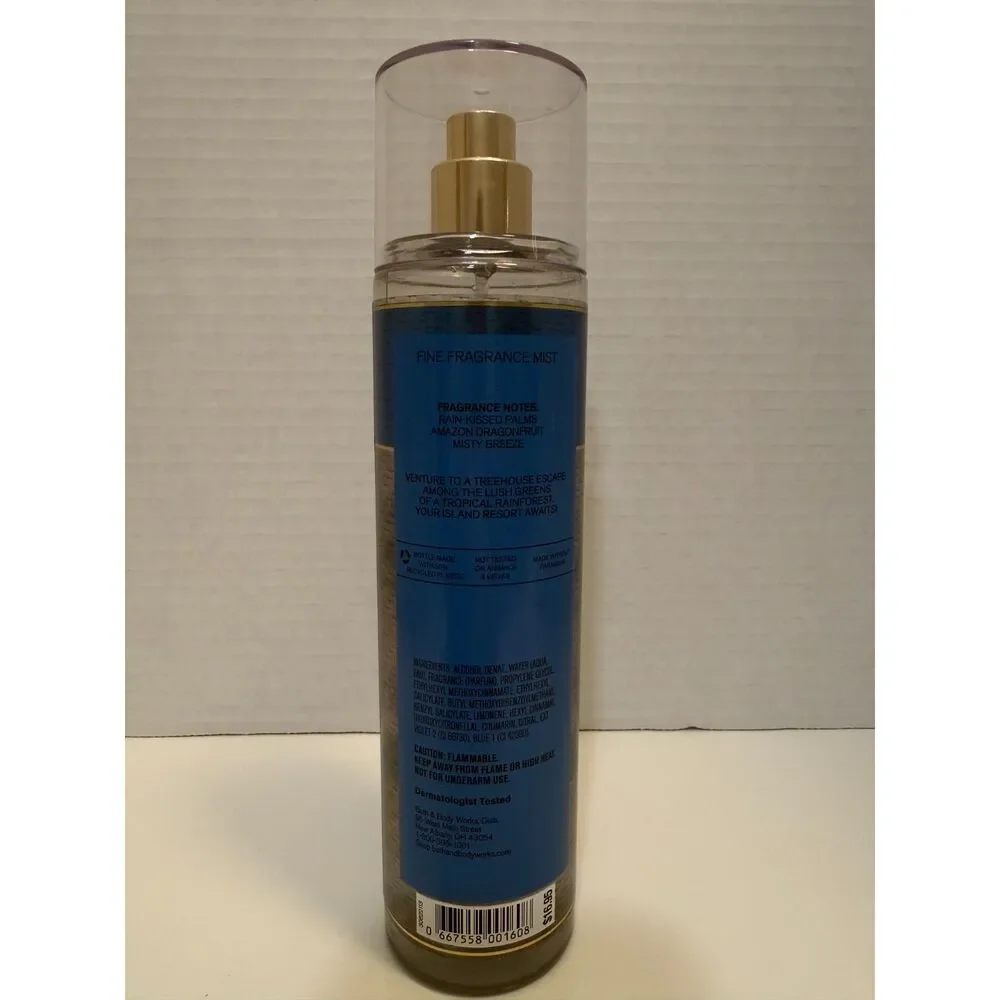 Bath & Body Works Fresh Jungle Rain Fine Fragrance Mist Spray NEW